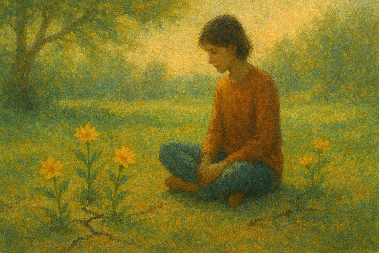 From Fixing Yourself to Sitting With Yourself