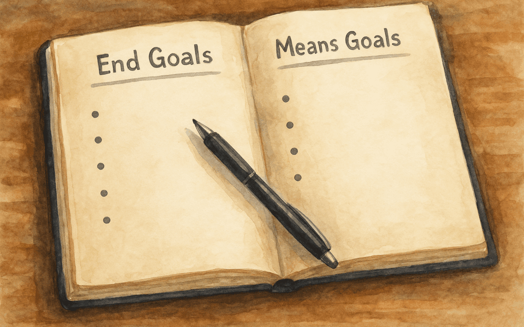 Means Goals vs. End Goals